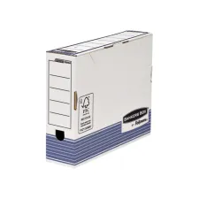 Archiefdoos Bankers Box System A4 80mm wit blauw