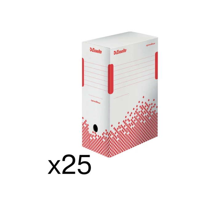 Archiefdoos Esselte Speedbox 150x250x350mm wit