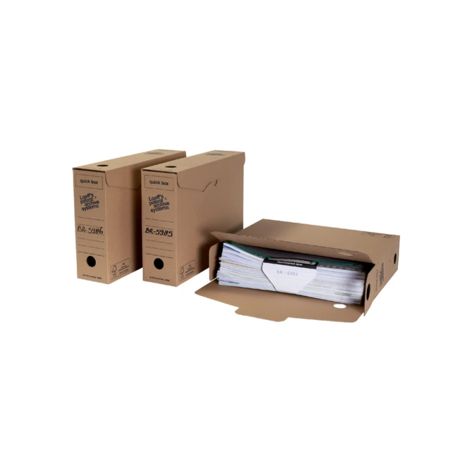 Archiefdoos Loeff Quick Box 3000 A4 335x240x80mm