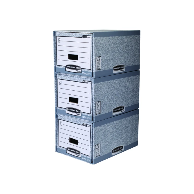 Archieflade Bankers Box A4 System A4 grijs