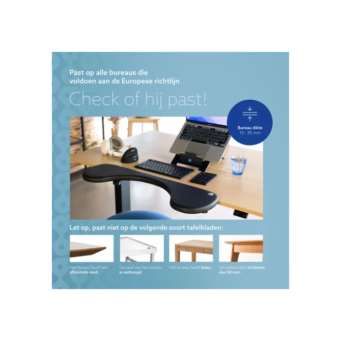 Armsteun R-Go Ergonomisch Zwart