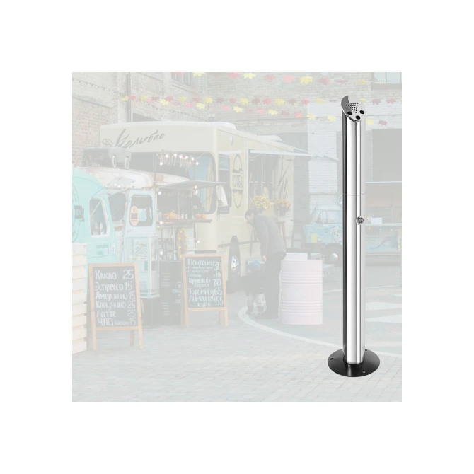 Asbak BRASQ Staand AT300 RVS