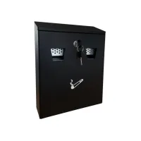 Asbak BRASQ wand 32x26cm zwart