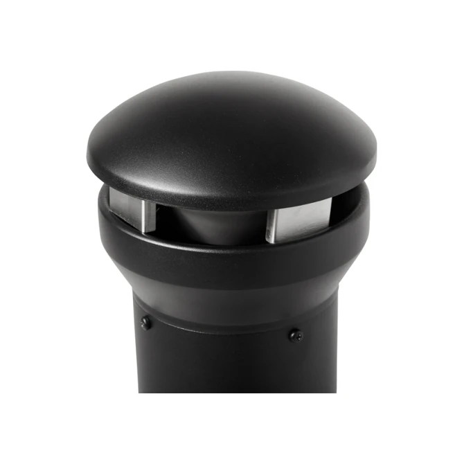 Asbak Rubbermaid Infinity Genie staand zwart
