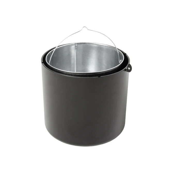 Asbak Rubbermaid Infinity Genie staand zwart