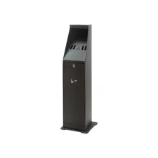 Asbak staand Vepa Bins zuil vrijstaand zwart 31043774
