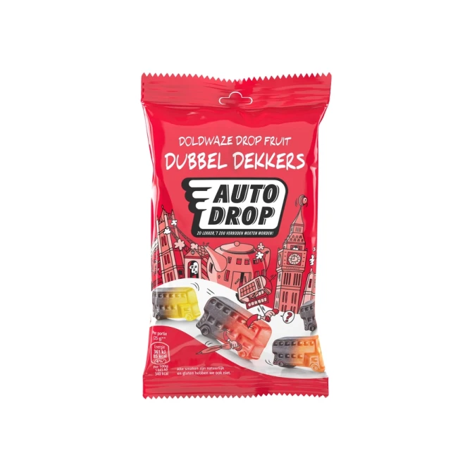 Autodrop dubbeldekkers zak 85 gram