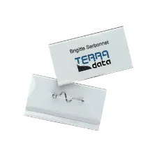 Badge Durable 8008 met speld 40x75mm Badge Durable 8008 met speld 40x75mm