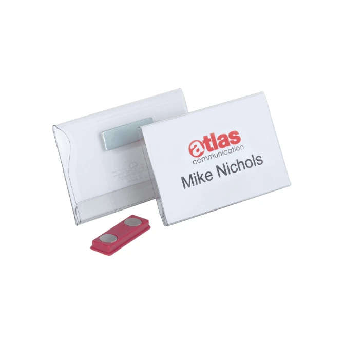 Badge Durable 8117 vlak met magneet 54x90mm