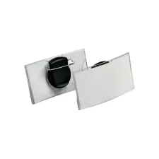 Badge Durable 8124 convex met combiklem 40x75mm Badge Durable 8124 convex met combiklem 40x75mm