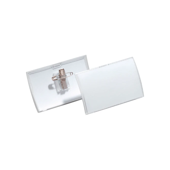 Badge Durable 8214 Click Fold met combiklem 54x90mm
