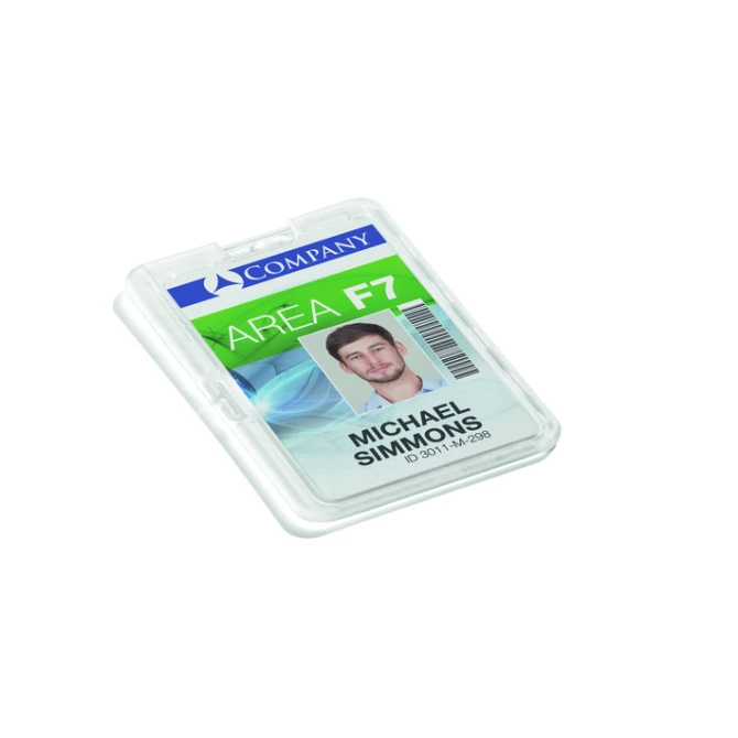 Badge Durable permanent voor 1 kaart 10 stuks