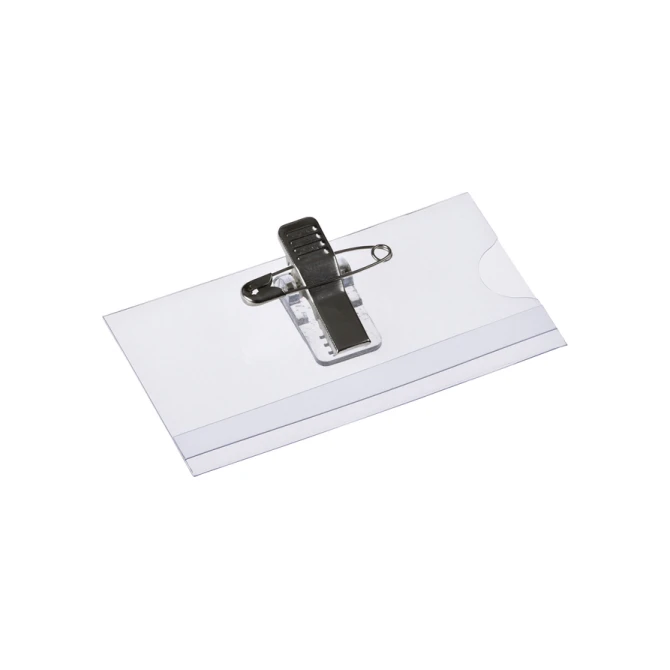 Badge Europel met clip en speld 75x40mm 24st