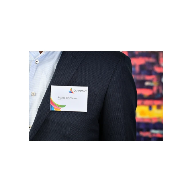 Badge Europel met clip en speld 90x60mm