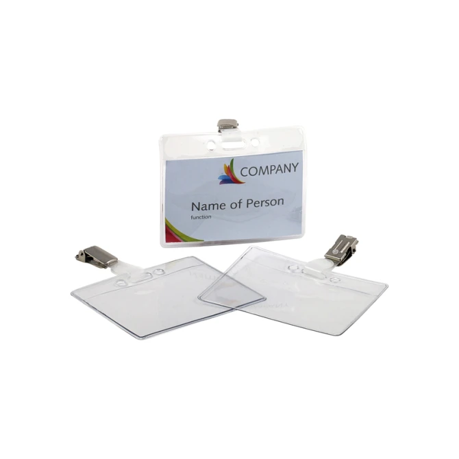Badge Europel met strip en clip 90x60mm