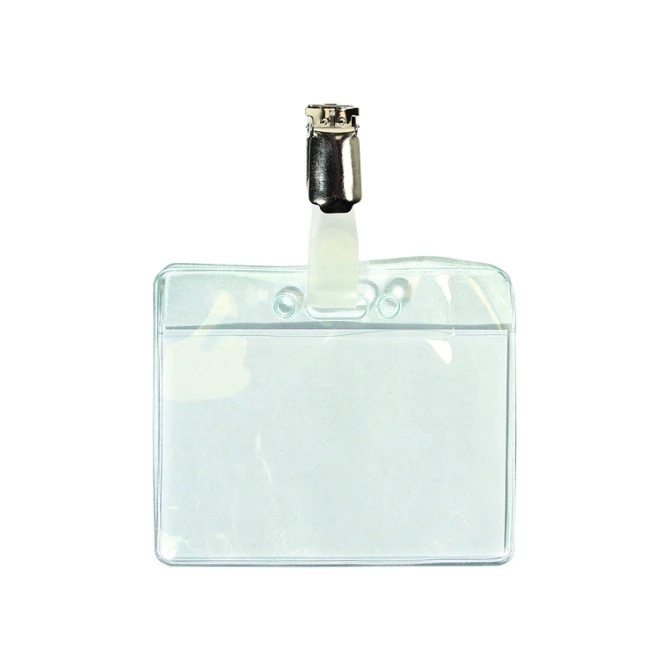 Badge Quantore met clip 60x90mm