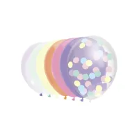 Ballon Haza uni 30cm 10 stuks pastel assorti