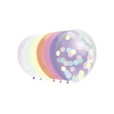 Ballon Haza uni 30cm 10 stuks pastel assorti