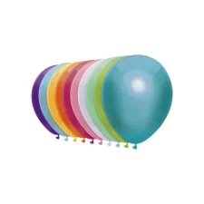 Ballon Haza uni 30cm 50 stuks metallic assorti