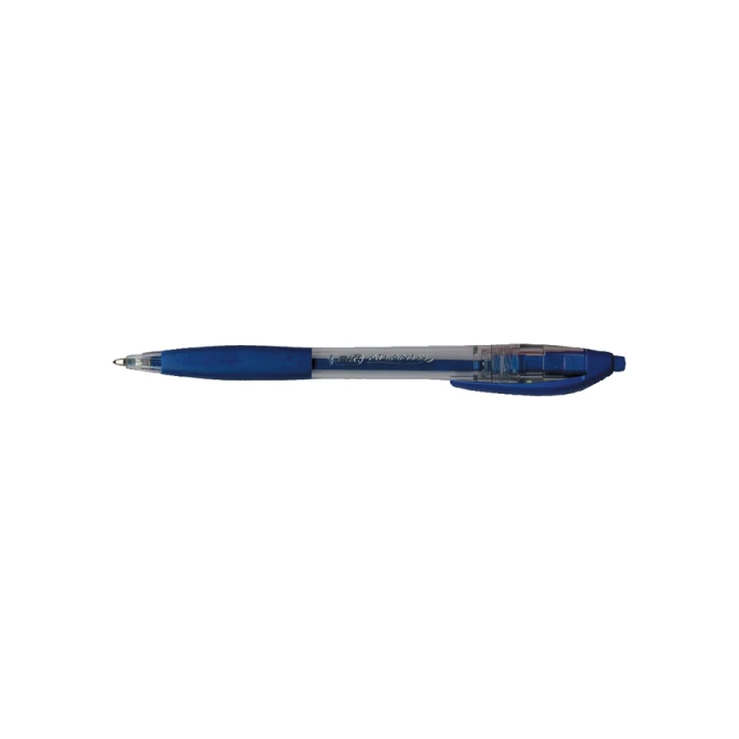 Balpen Bic Atlantis classic grip clic M blauw valuepack 30+6 gratis