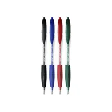 Balpen Bic Atlantis classic grip clic medium blauw