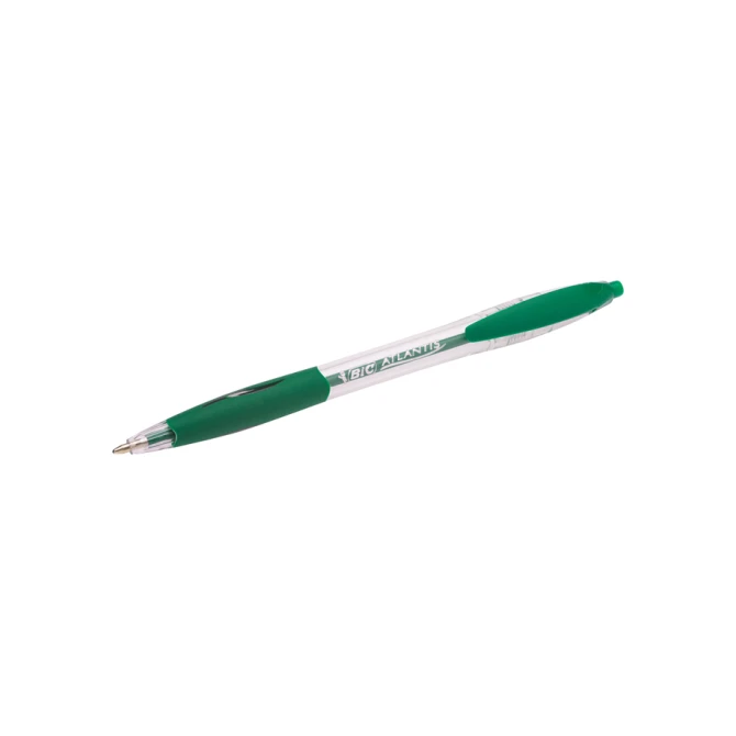 Balpen Bic Atlantis classic grip clic medium groen