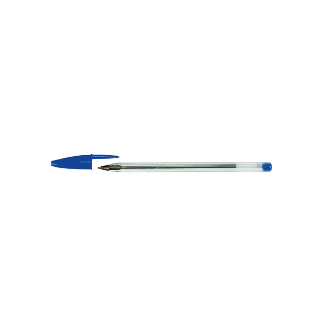 Balpen Bic Cristal medium blauw doos à  90+10 gratis