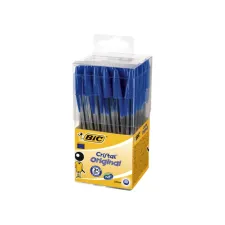 Balpen Bic Cristal medium blauw in tubo verpakking