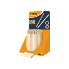 Balpen BIC Cristal medium goud en zilver