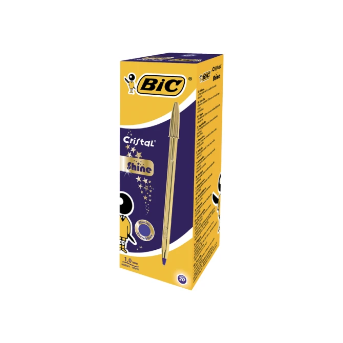 Balpen BIC Cristal medium goud