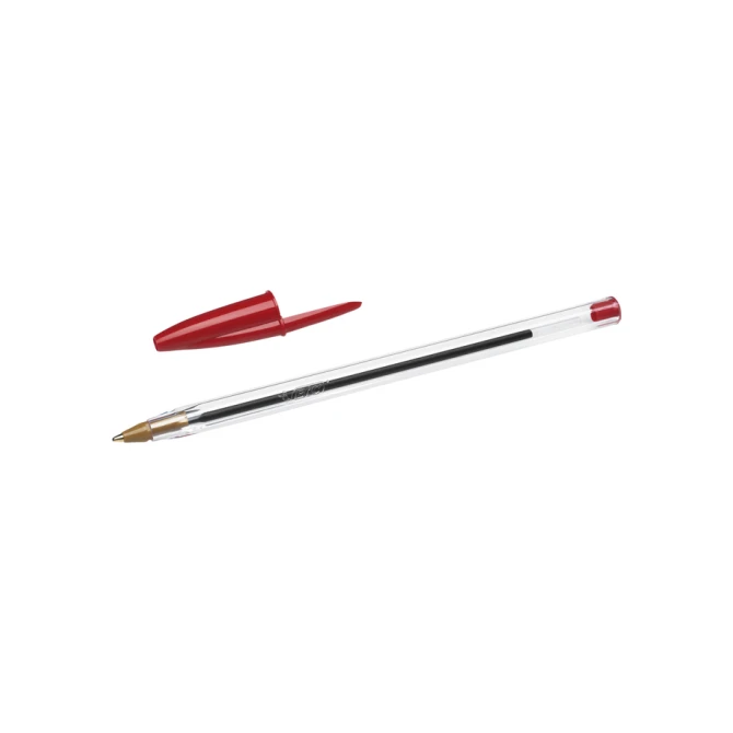 Balpen Bic Cristal medium rood