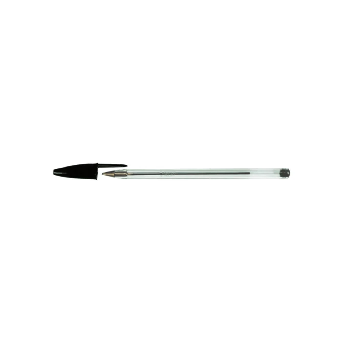 Balpen Bic Cristal medium zwart doos à 90+10 gratis