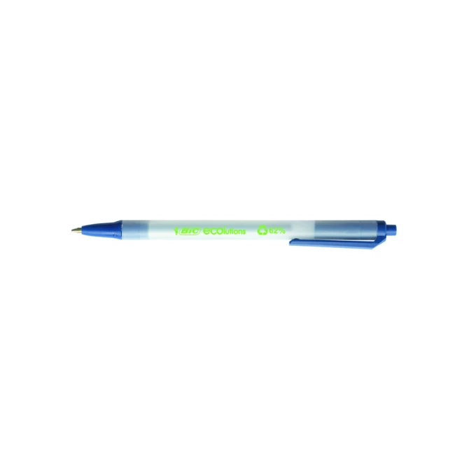 Balpen Bic Ecolutions medium blauw