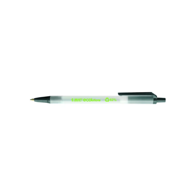 Balpen Bic Ecolutions medium zwart