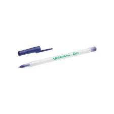 Balpen Bic Ecolutions round stic medium blauw