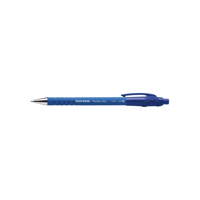 Balpen Paper Mate Flexgrip Ultra medium blauw valuepack 30+6 gratis