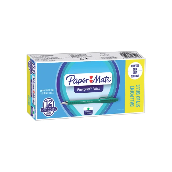 Balpen Paper Mate Flexgrip Ultra medium groen