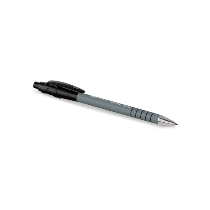 Balpen Paper Mate Flexgrip Ultra medium zwart blister à 5 stuks