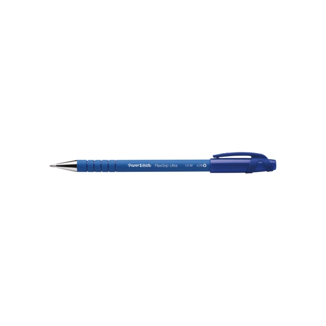 Balpen Paper Mate Flexgrip Ultra stick medium blauw