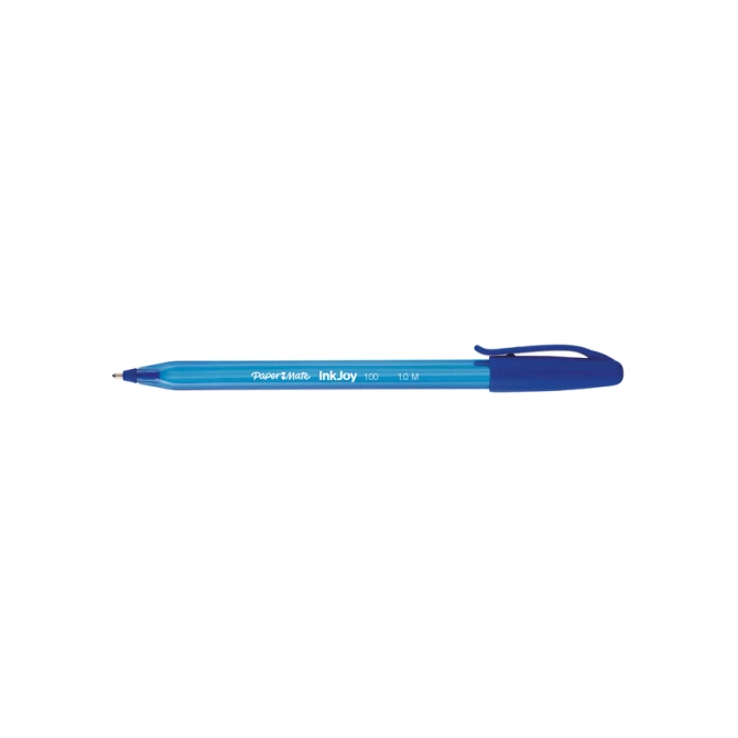 Balpen Paper Mate Inkjoy 100 medium blauw valuepack 80+20 gratis