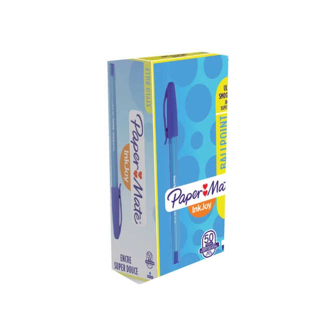Balpen Paper Mate Inkjoy 100 medium blauw