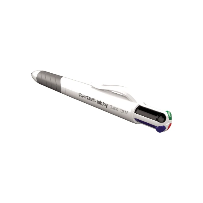 Balpen Paper Mate Inkjoy 4 kleuren Quatro standaard medium
