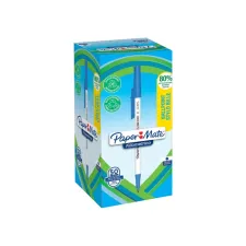 Balpen Paper Mate Kilometrico Recycled medium blauw