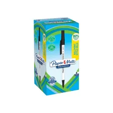 Balpen Paper Mate Kilometrico Recycled medium zwart