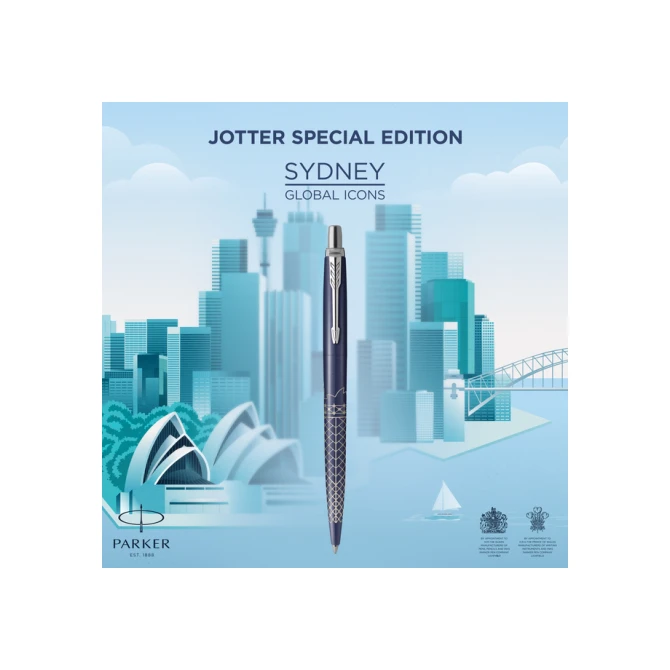 Balpen Parker Jotter special edition Sydney blue CT medium
