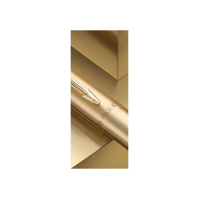 Balpen Parker Jotter XL Monochrome gold medium blister à 1 stuk