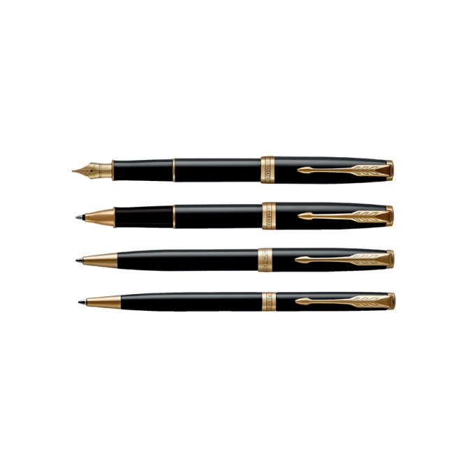 Balpen Parker Sonnet black lacquer GT medium