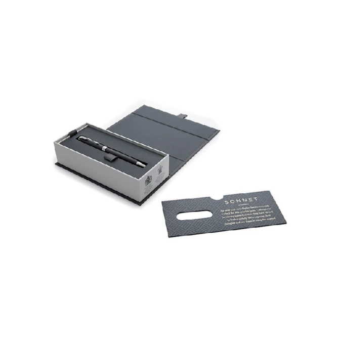 Balpen Parker Sonnet matte black lacquer CT medium