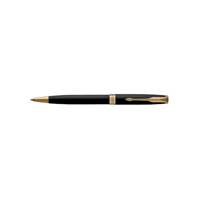 Balpen Parker Sonnet matte black lacquer GT medium
