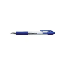 Balpen Quantore Grip drukknop blauw medium